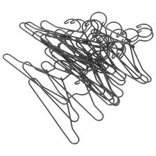 20 Pcs Mini Doll Clothes Rack Hangers for Dolls Travel Clothing