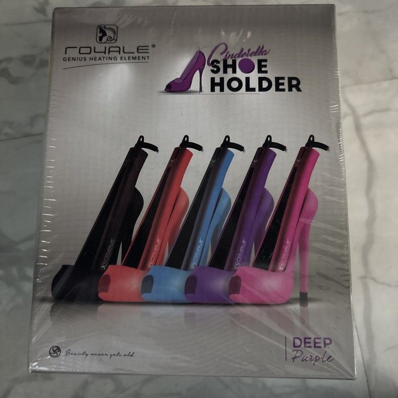 ROYALE CINDERELLA  STYLING TOOL SHOE TOOL HOLDER MRSP $80 🔥* NIB PURPLE
