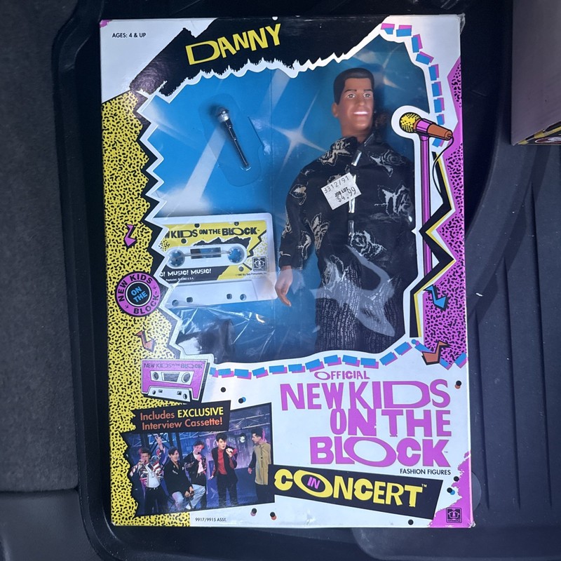 New Kids on the Block Danny In Concert Hasbro Complete New 