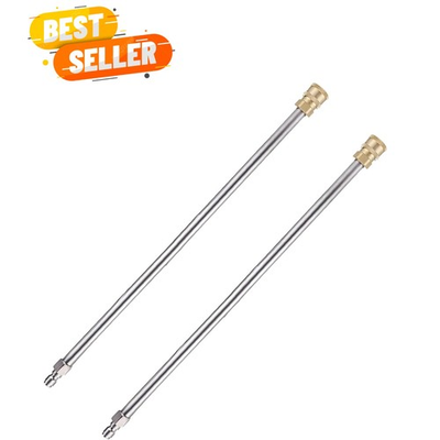 #ad Professional Quality 17 Inch Pressure Washer Extension Wand 2 Pack Bundle $18.99