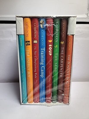 Jon Gordon 8 Book Box Set Sealed Wiley Energy Bus Positive Dog Seed HC PB