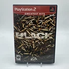 Black (Sony PlayStation 2, 2006) Cib Tested Working