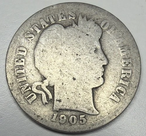 1905 Barber Dime Coin E30