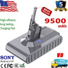9500mAh For Dyson SV10 V8 Absolute Motorhead V8 Fluffy Cordless Vacuum Cleaner
