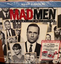 Mad Men: the Complete Collection (Bluray)Gift Set 4 Coasters & 2 Tumbler Glasses