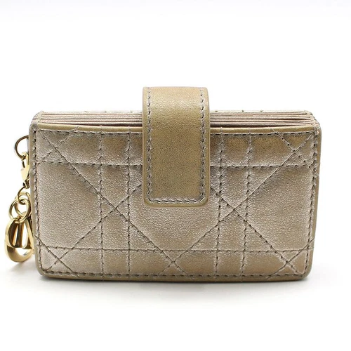 Porte carte accordéon Dior Lady Jasmin Cannage 127393628