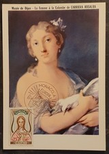 1963 CARTE MAXIMUM CARD 1er JOUR  EUROPA 0.25Cts DE LAMBERT  MONACO PRINCIPAUTÉ