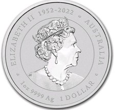1 oz Elizabeth 2 Silver Coin BU