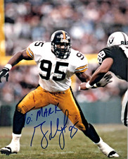 Greg Lloyd Steelers Personalized Autograph Signed 8x10 Photo Hologram COA