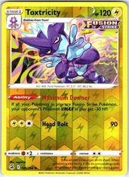 Toxtricity 108/264 Reverse Holo Fusion Strike