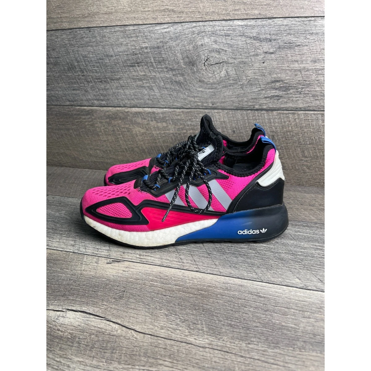 Adidas ZX 2K Boost Shock Pink Black W for sale | eBay