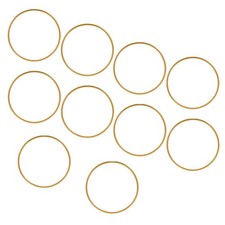10 Pcs Dream Catcher Rings Metal Floral Hoop Circle for Crafts Arrangement