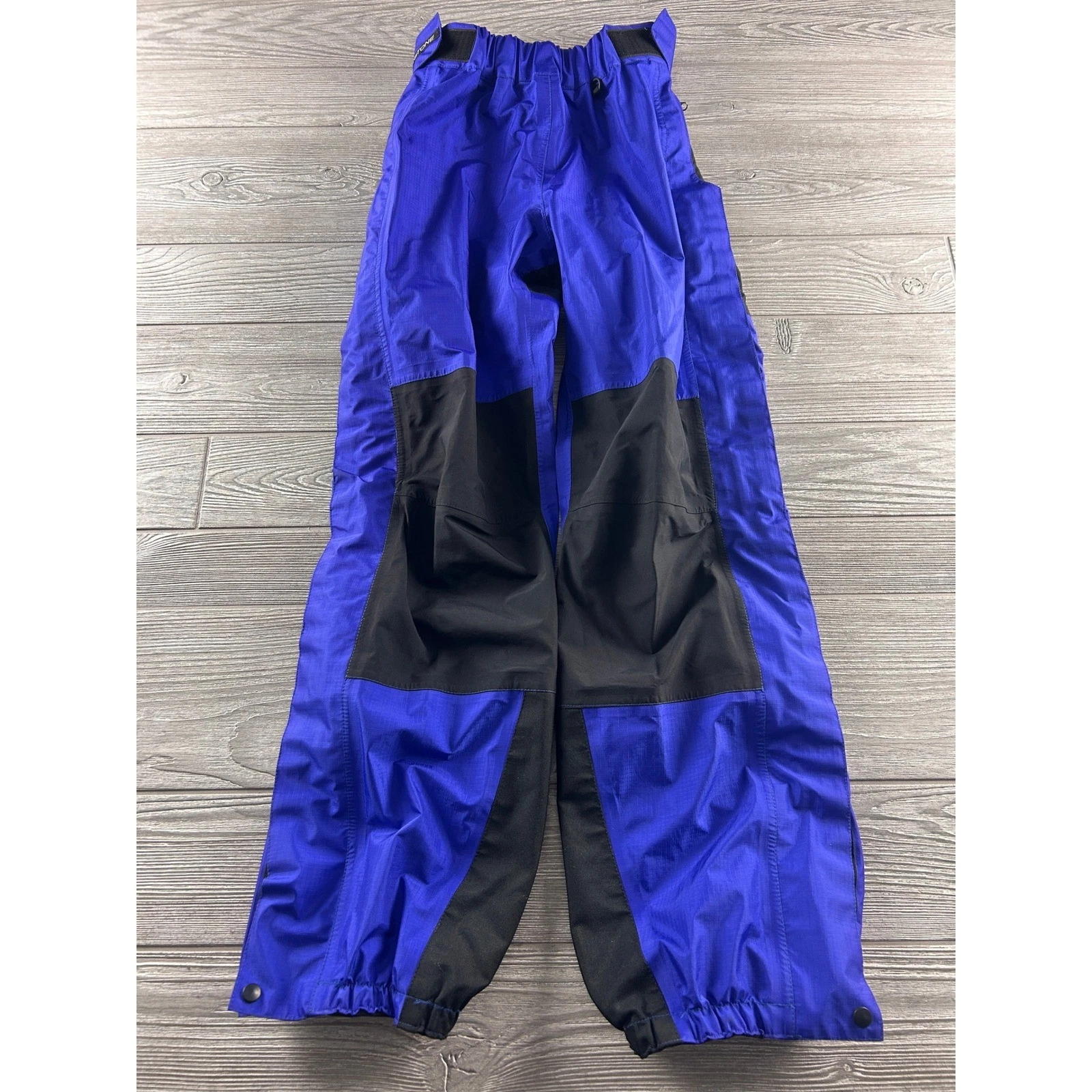 Moonstone Gore-Tex Mountain Pants Blue Black Ripstop Ski Snowboard Mens S