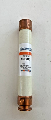 Lot of 7 Mersen Ferraz Shawmut TRS8R Tri-Onic Time Delay Fuses 8a 600v Class RK5