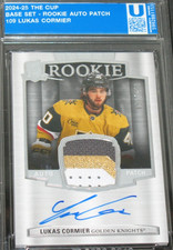 Lukas Cormier 2024-25 Upper Deck The Cup Rookie Autograph Patch #109 (57/249)