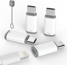 Type C Male To iPhone Port Adapter USB-C To iPhone Charge USB Convertor-4 Pack