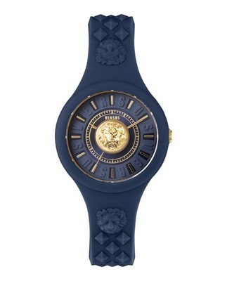 Versus Versace Womens  Blue 39mm Strap Fashion Watch VSPOQ1H21