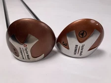 TaylorMade Ti Bubble Driver & 3 Fairway Wood Set 9.5* 15* Bubble 2 Mens RH