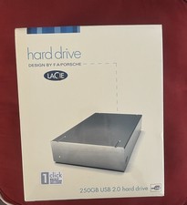 LaCie F A Porsche 250GB USB 2.0 External Portable Hard Drive SEALED Deadstock