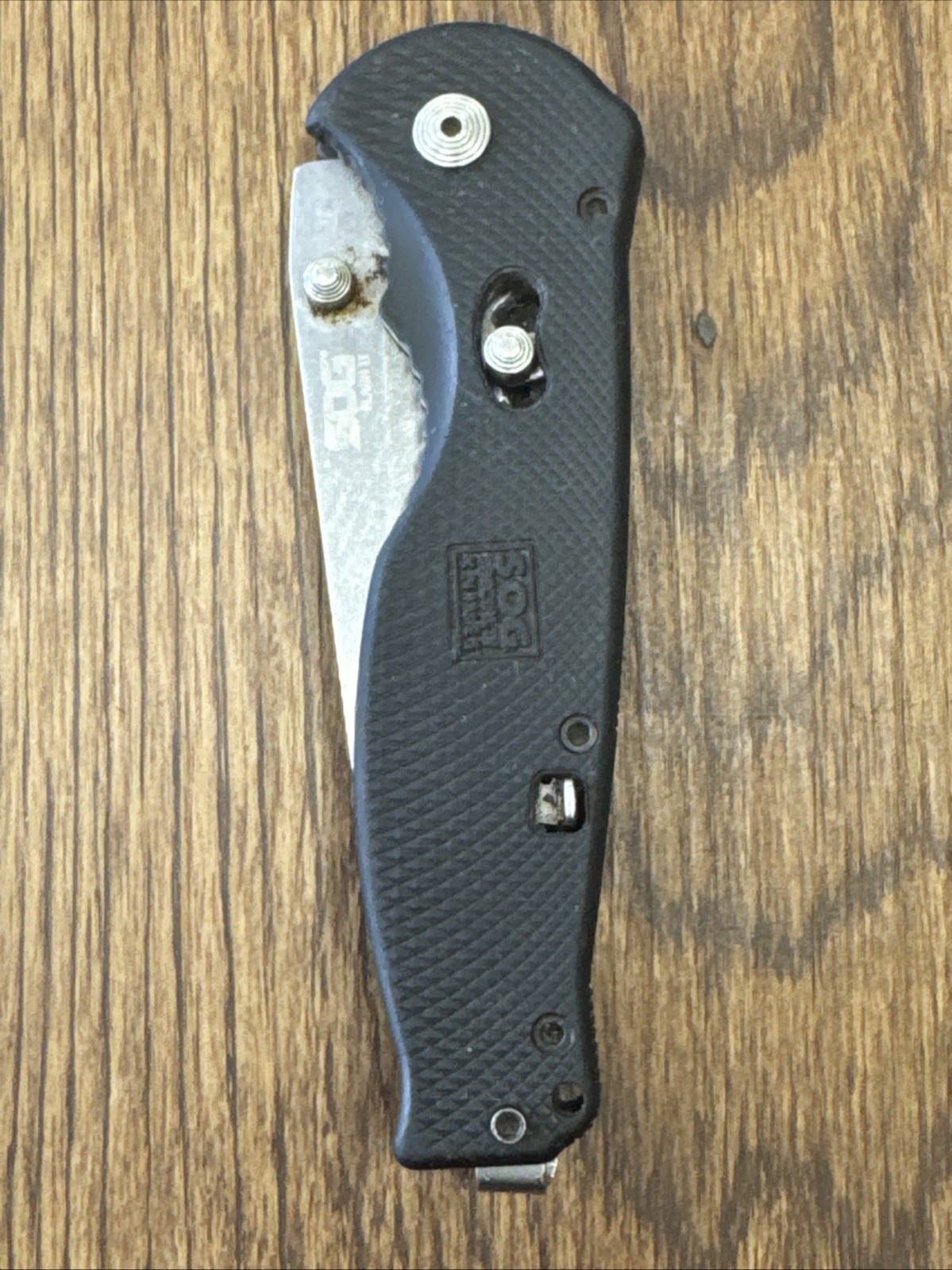 SOG Specialty Knives Flash II Serrated Combination Edge Lever Lock Assisted 