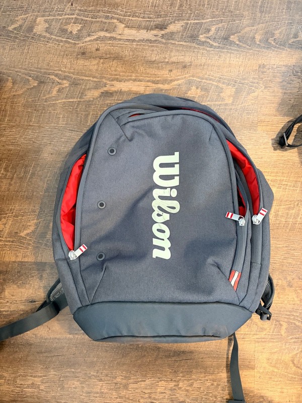 Wilson Gray Tennis Backpack for 2-3 Rackets