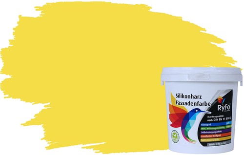RyFo Colors Silikonharz Fassadenfarbe Lotuseffekt Trend Gelbtöne - bunte Farbe - Bild 91 von 93