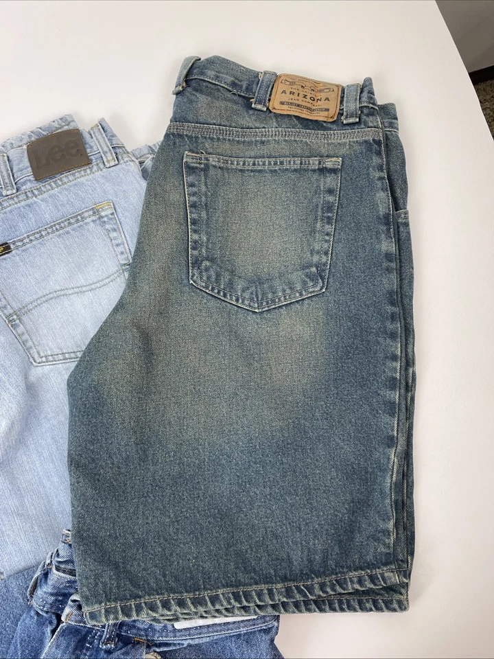 Denim Blue Jeans Scraps Craft Quilt DIY Upcycle Sew Project 4 lb Lot - Image 2 of 4