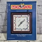 C & L Crafts Co Monopoly Board Game Cross Stitch pattern chart Booklet Leaflet