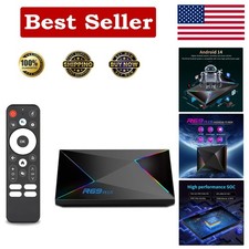 Powerful R69PLUS Android TV Box 14.0, Dual Wi...