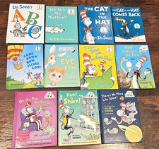 Dr Seuss Bright  Early Learning Library Books Set Lot Bundle of 11 NEW