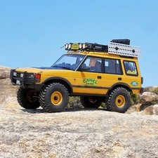FMS FCX10 Land Rover Discovery Camel Trophy 4x4 Scaler Crawler 1/10 ARTR Giallo