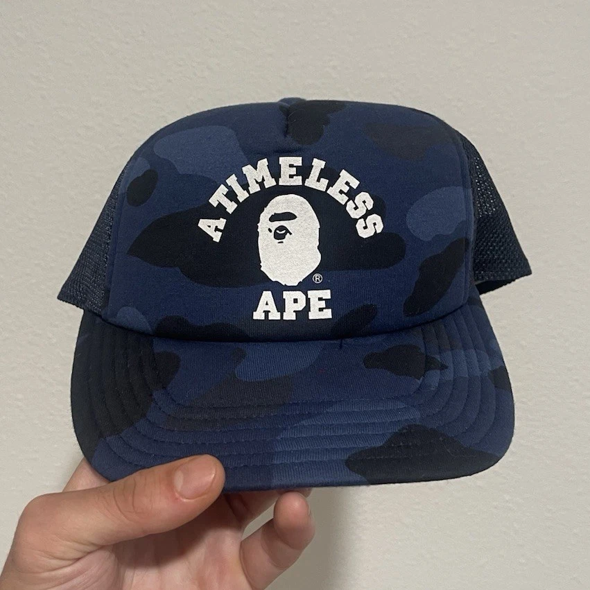A Bathing Ape Blue Hats for Men for sale | eBay