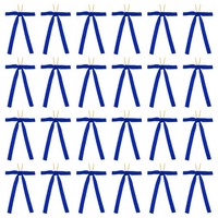 "SamtbäNder, 24 StüCk Samt-Ornamente Schleifen Dunkelblau (5/8\" Breite, 5X7 Zoll)"