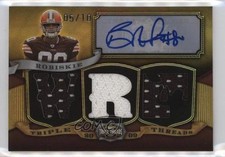 2009 Topps Triple Threads Relics Gold 5/10 Brian Robiskie #TTRA-99 Auto 11z5