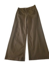 EST 1946 Contemporary Women Tan Career Pants Size 14 Wide Leg