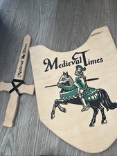 Medieval Times Sword And Shield Wooden