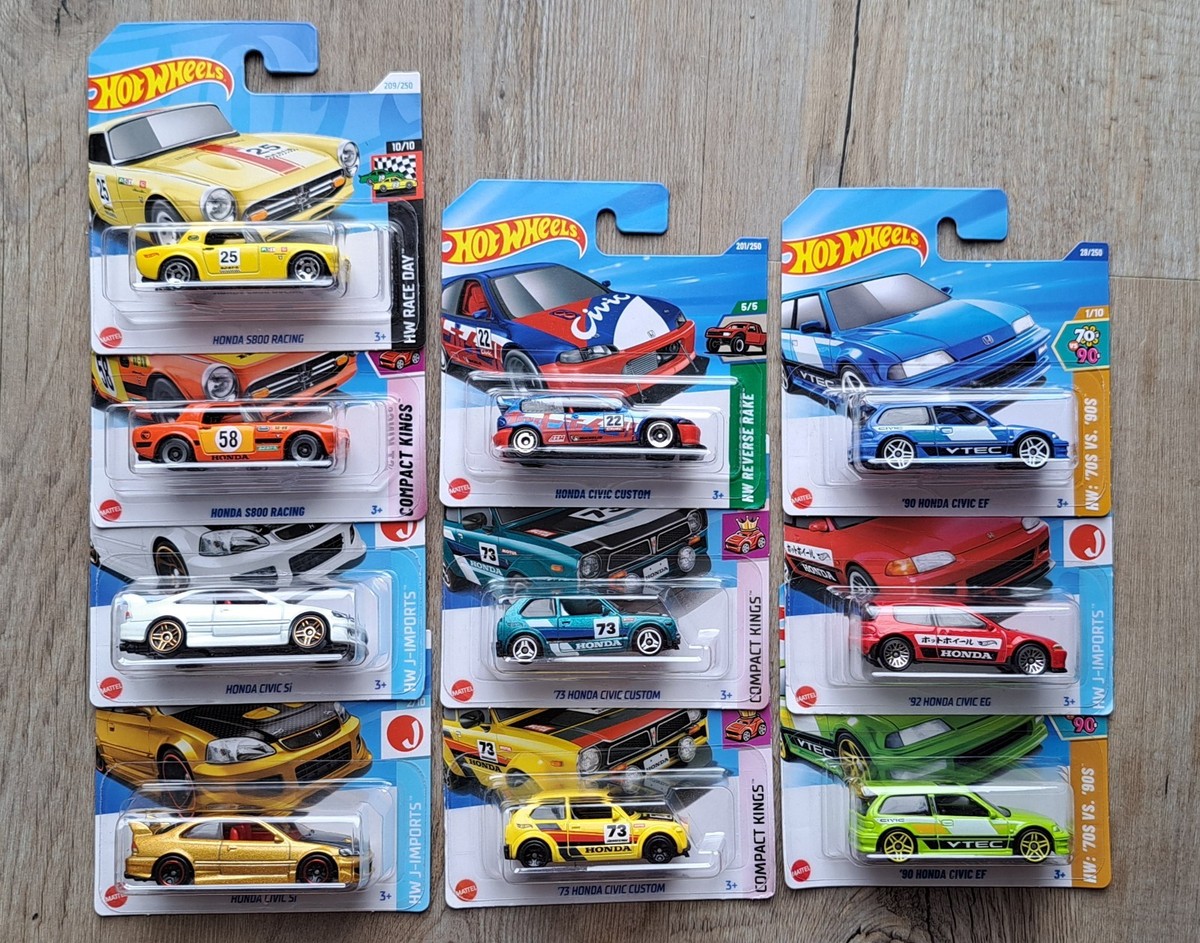 Hot Wheels, Honda Civic Si, Treasure Hunt lot/set 10x cars car