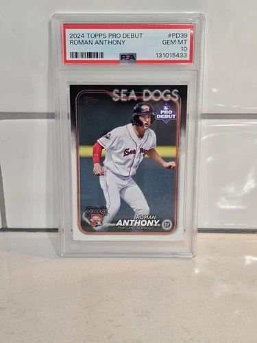 2024 Topps Pro Debut Roman Anthony #PD39 PSA 10 GEM MT Boston Red Sox Prospect