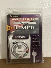 NEW - INTERMATIC TB211C Lamp & Appliance Tabletop 10 Amp TIMER 2 ON/OFF Settings