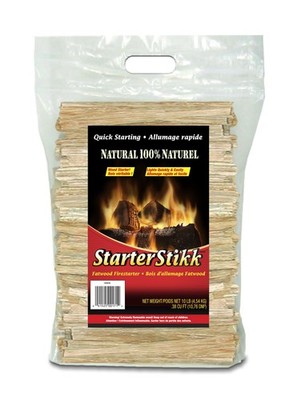 Pine Mountain Fatwood StarterStikk Natural Firestarting Sticks Campfire Fireplac