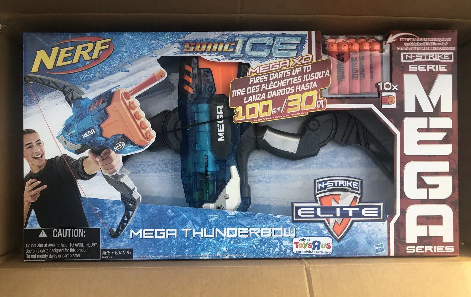 nerf sonic ice mega thunderbow
