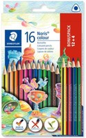 Staedtler Dreikant-Buntstift Noris Colour, 12 + 4 Kartonetui