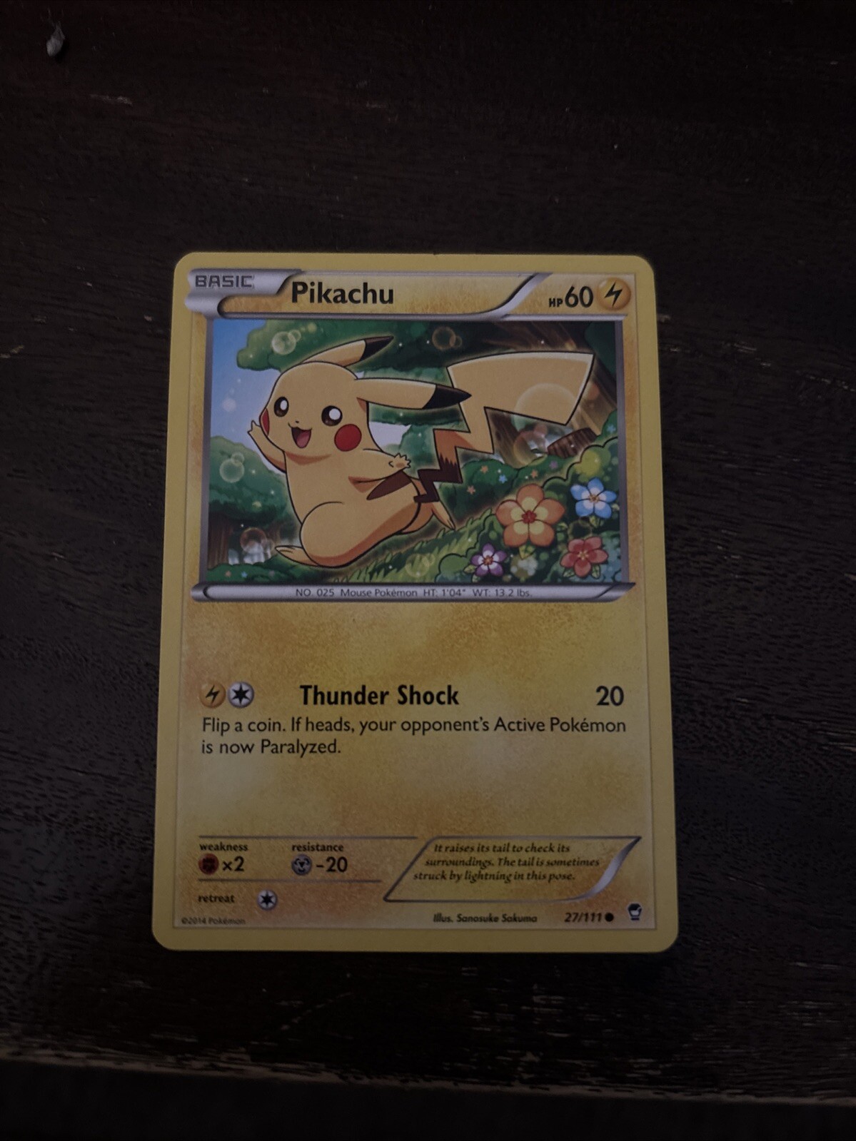 Pikachu 27/111 XY Furious Fists NM