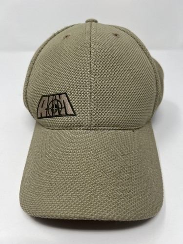 AIM Surplus Shooting Supplies Baseballkappe Mütze Erwachsene Lg-Beige mit khaki grünem Logo