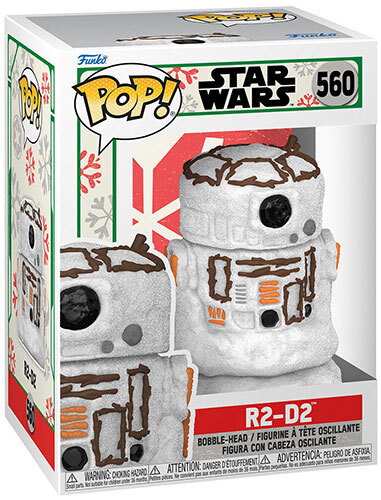 Star Wars Holiday R2-D2 POP #560 Vinyl Figure FUNKO - Imagen 1 de 2