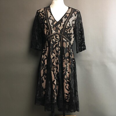 black floral maternity dress Black Floral Maternity/Nursing Skater Dress Large / Black main image 1