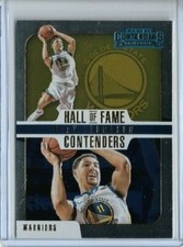 2018-19 Panini Contenders Klay Thompson Hall Of Fame Contenders Card # 16