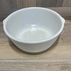 Vintage 1940s GE General Electric Milk Glass 10” Mixer Bowl White Beehive