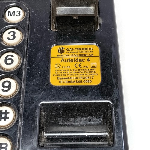 Gaitronics AUTELDAC 4 Atex Testowany telefon w strefie niebezpiecznej. Wyprodukowano w Wielkiej Brytanii - Zdjęcie 3 z 10