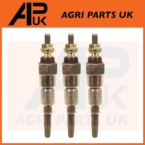 3x Heater Glow Plug for Kubota B6200 B7001 B7100 B7200 B8200 B9200 L275
